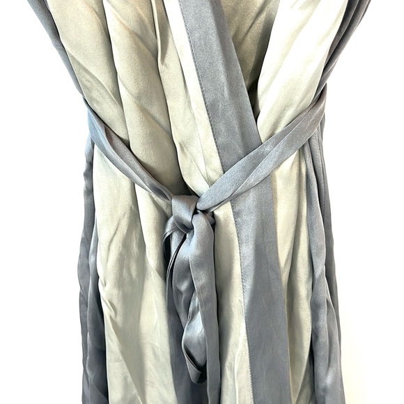 Roses Are Red Morning Quote Silk Mint Two-Tone Kimono - Picture 5 of 13